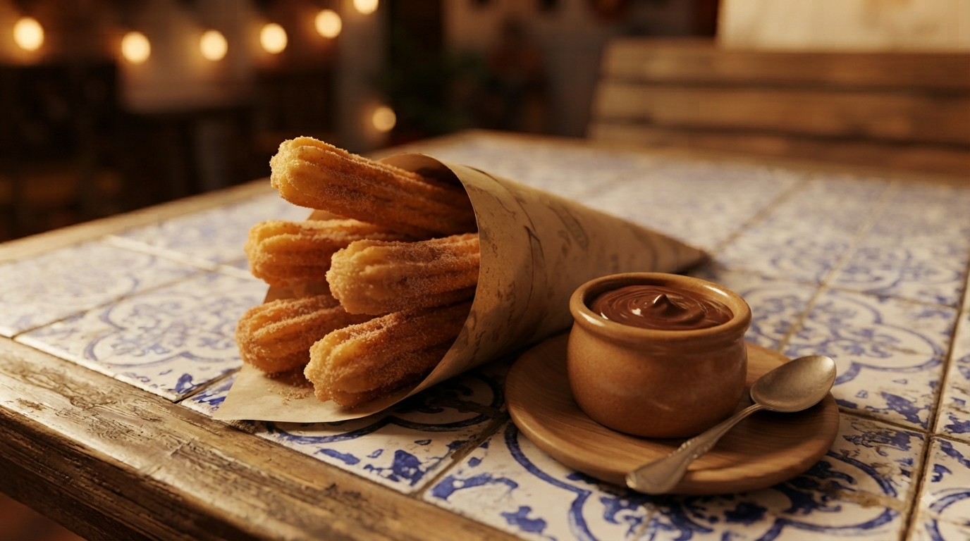 Churros con Chocolate
