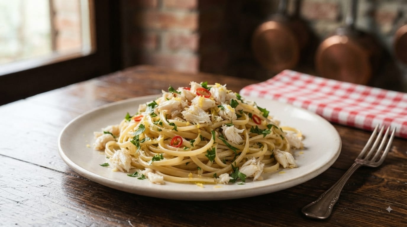 Crab Linguine