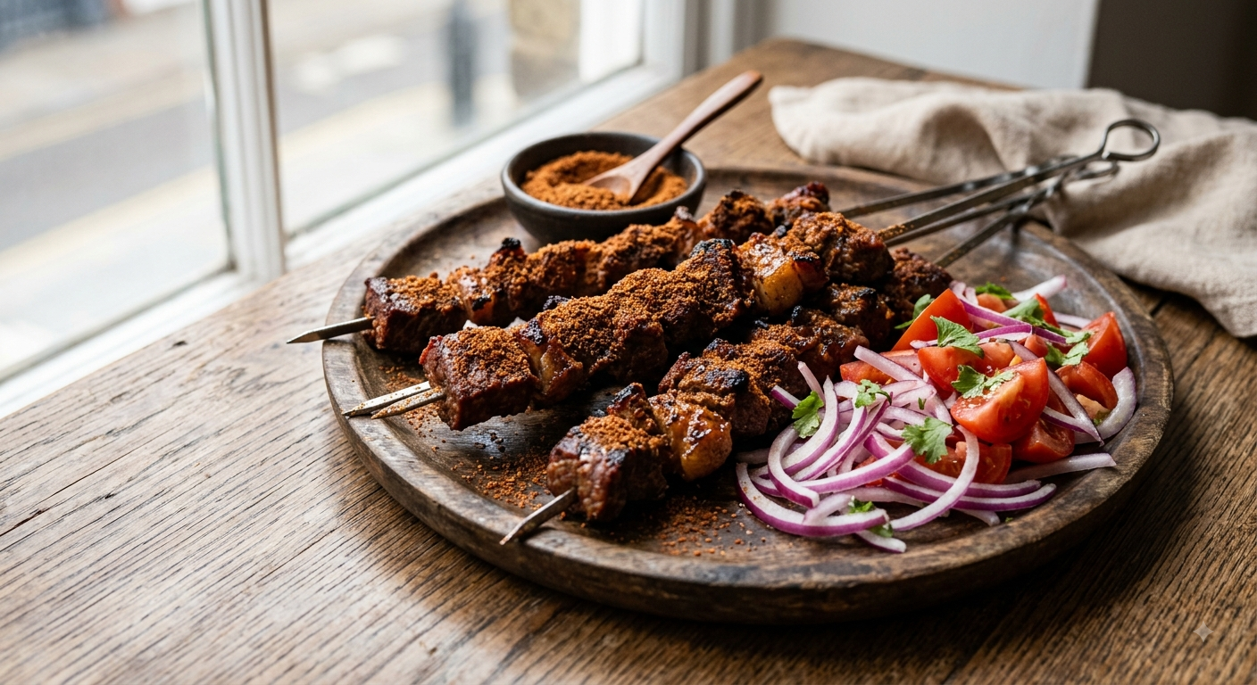 Beef Suya Platter