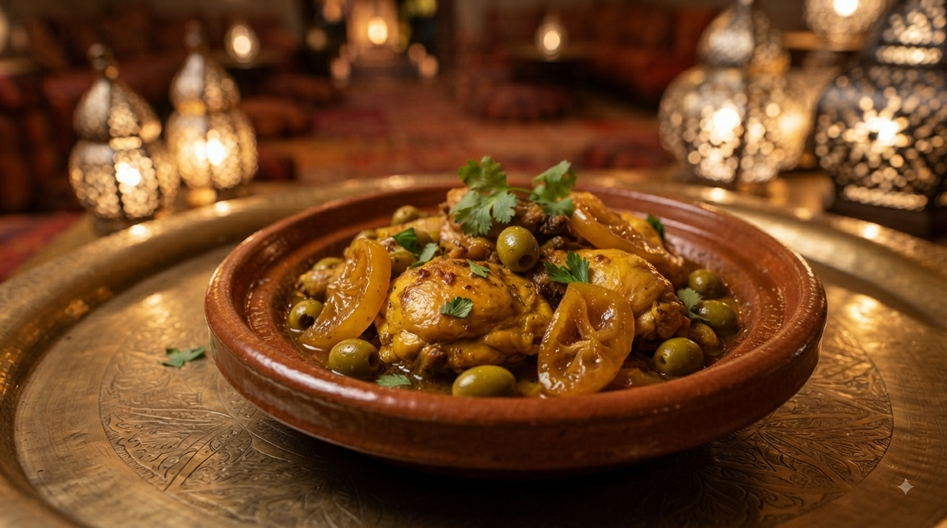 Chicken & Preserved Lemon Tagine