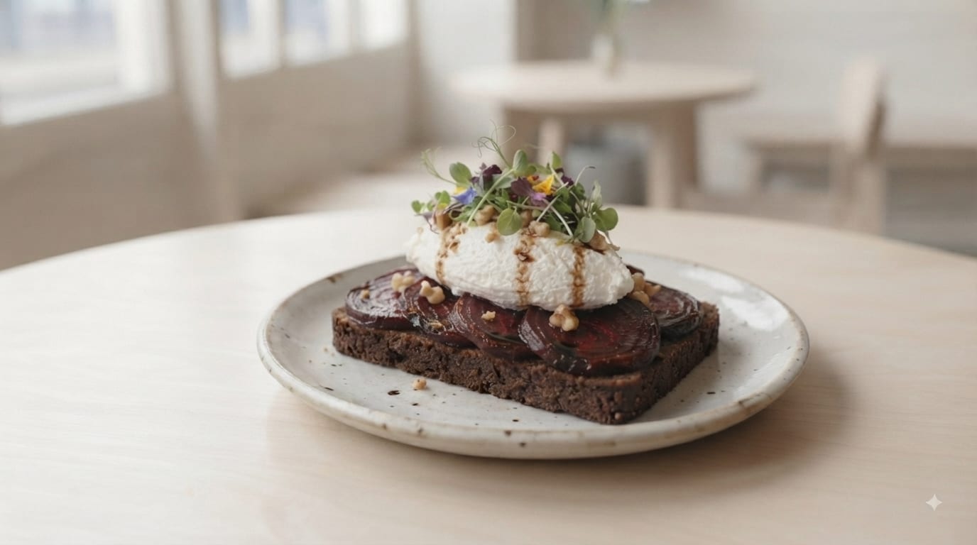 Beet & Goat's Cheese Smorrebrod