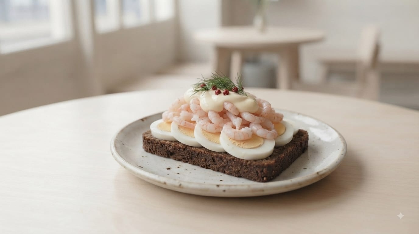 Egg & Prawn Smorrebrod