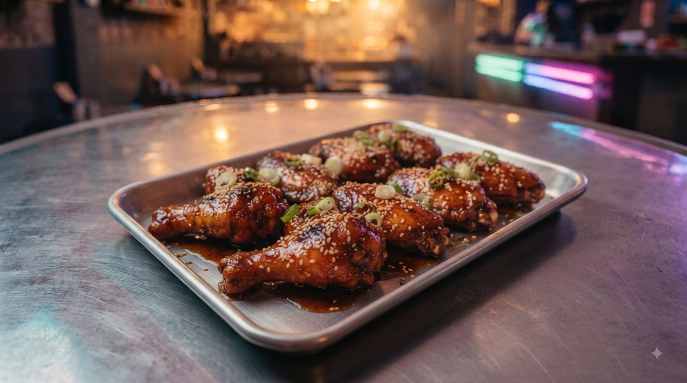 Soy Garlic Wings (8)