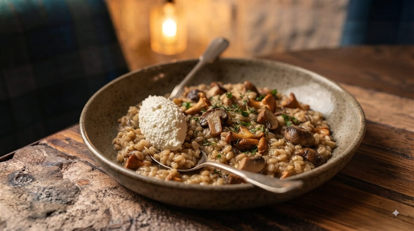 Mushroom & Barley Risotto